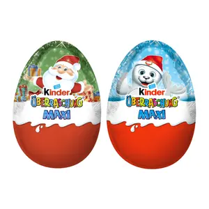 Socola Trứng Đồ Chơi Noel, Überraschung Maxi, Giant Surprise Chocolate Egg (100g) - KINDER
