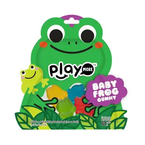 Kẹo Dẻo Hình Ếch Con, Baby Frog Gummy (64g) - PLAYMORE