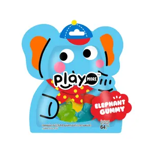 Kẹo Dẻo Hình Con Voi, Elephant Gummy (64g) - PLAYMORE