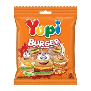 Kẹo Dẻo Hình Burger, Burger Gummy Candy, Mix & Tastier (28g) - YUPI
