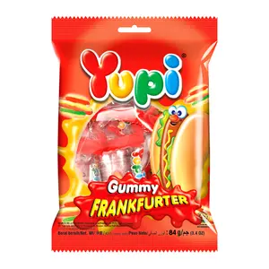 Kẹo Dẻo Hình Hot Dog, Gummi Frankfurter Gummy Candy (84g) - YUPI