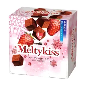 Socola Tươi Nhân Dâu, Meltykiss, Strawberry (53.3g) - MEIJI