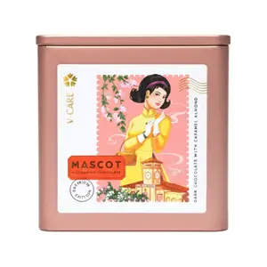 Socola Đắng Bọc Hạnh Nhân Caramen, Dark Chocolate with Caramel Almond (110g) - MASCOT