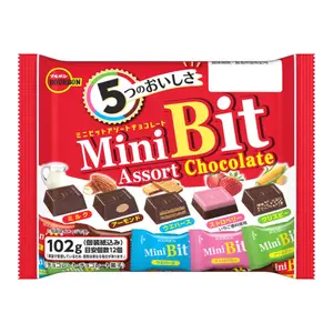 Socola Tổng Hợp 5 Vị, Mini Bit, Assort Chocolate (102g) - BOURBON