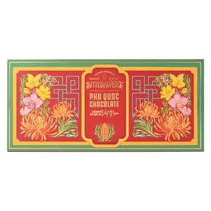 Hộp Quà Tặng Socola Thiều Hoa, Discover the Soul of Vietnam Thieu Hoa Chocolate Gift Box, 10 Viên (180g) - BITTERSWEET