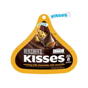 Socola Kem Sữa Hạnh Nhân, Kisses, Creamy Milk Chocolate with Almonds (36g) - HERSHEY'S