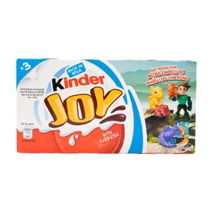 Socola Trứng Đồ Chơi cho Bé Trai, Joy with Surprise, Blue, 3 Quả (60g) - FERRERO