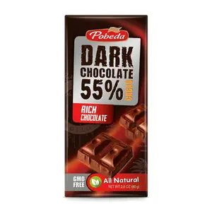Socola Đen, Dark Chocolate 55% Cacao, 2.8 oz (80g) - POBEDA
