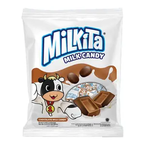 Kẹo Sữa Socola, Chocolate Milk Candy, 30 Viên (75g) - MILKITA