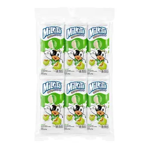 Kẹo Sữa Mút Vị Dưa Lưới, Melon Milk Lollipop, 10 Cây (90g) - MILKITA
