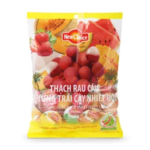 Thạch Rau Câu Hương Trái Cây Nhiệt Đới, Tropical Flavor Mini Fruity Jelly (300g) - NEW CHOICE