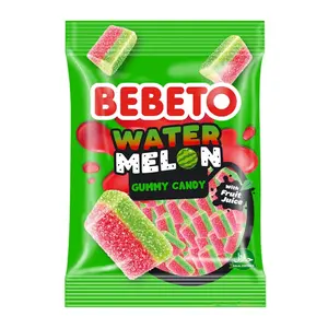 Kẹo Dẻo Dưa Hấu, Watermelon Gummy Candy (80g) - BEBETO