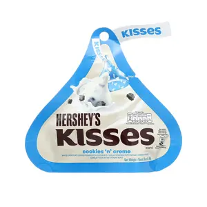 Socola Trắng, Kisses, Cookies n Creme, White Chocolate with Cookie Bits (36g) - HERSHEY'S