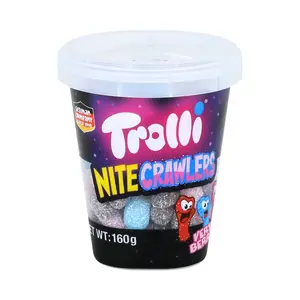 Kẹo Dẻo Hình Sâu, Nite Crawlers (160g) - TROLLI