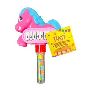 Kẹo Đồ Chơi Đàn Điện Tử Hình Thú (Nhiều Mẫu), Candy with Animal Electronic Keyboard Toy (8g) - PATI