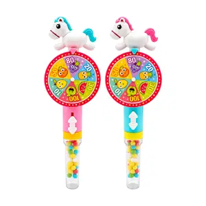 Kẹo Đồ Chơi Vòng Quay May Mắn (Nhiều Mẫu), Candy with Pony Spinning Wheel Toy (1.5g) - PATI