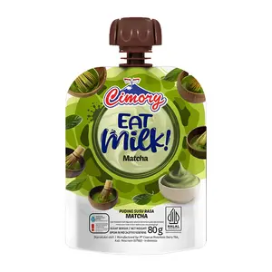 Pudding Sữa Vị Trà Xanh, Eat Milk, Matcha Pudding (80g) - CIMORY