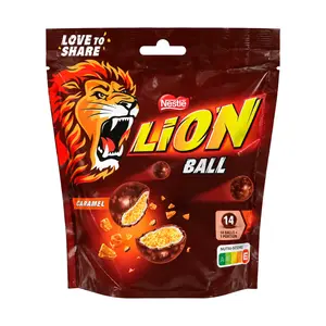 Socola Viên Nhân Caramen, Lion Ball, Caramel (130g) - NESTLE