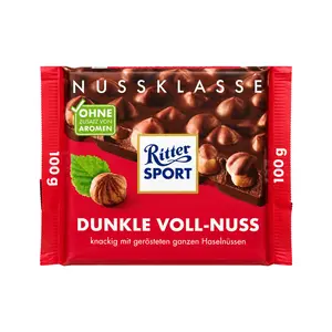 Socola Đắng Hạt Dẻ, Dunkle Voll-Nuss (100g) - RITTER SPORT