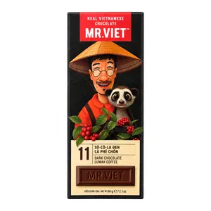 Socola Đen Cà Phê Chồn, Dark Chocolate Luwak Coffee, 2.1 oz (60g) - MR. VIET