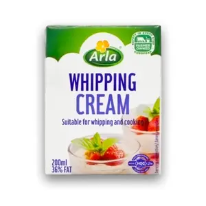 Kem Sữa Tiệt Trùng, Whipping Cream for Whipping & Cooking, 35% Fat (200ml) - ARLA