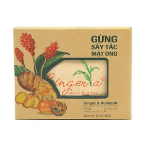 Gừng Sấy Tắc Mật Ong, Dried Ginger with Honey & Kumquat (40g) - NAM XANH