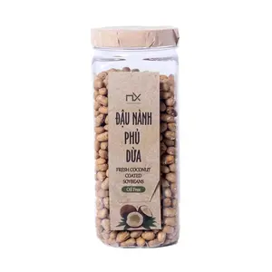 Đậu Nành Phủ Dừa, Fresh Coconut Coated Soybeans, Oil Free (200g) - NAM XANH