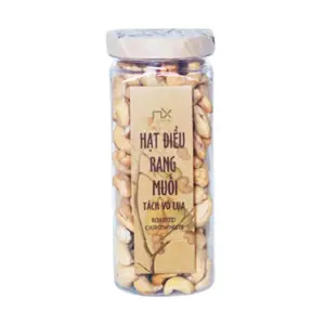 Hạt Điều Rang Muối Tách Vỏ Lụa, Roasted Cashew Nuts (250g) - NAM XANH