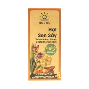 Hạt Sen Sấy Nghệ Mật Ong, Turmeric & Honey Coated Lotus Seeds (40g) - NAM XANH