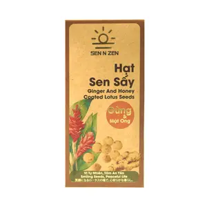 Hạt Sen Sấy Gừng Mật Ong, Ginger & Honey Coated Lotus Seeds (40g) - NAM XANH
