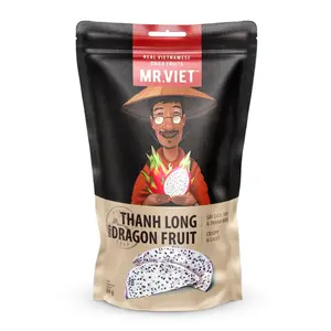 Thanh Long Sấy Giòn, Dried Dragon Fruit, Crispy & Light (80g) - MR. VIET