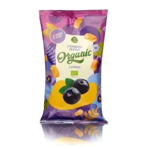 Bim Bim Việt Quất Hữu Cơ, Organic Blueberry Corn Puffs (70g) - EKOPOD