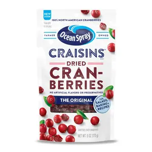 Nam Việt Quất Sấy Khô, Craisins, Dried Cranberries, Original, 6 oz (170g) - OCEAN SPRAY