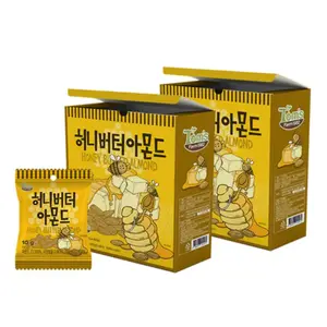 Hạnh Nhân Tẩm Bơ Mật Ong, Honey Butter Almond, 10 Gói (100g) - HBAF
