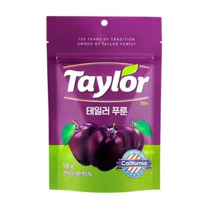 Mận Sấy Khô, Prunes, Naturally Sweet, No Sugar Added, 1.8 oz (50g) - TAYLOR