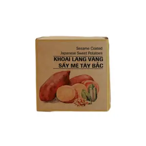 Khoai Lang Vàng Sấy Mè Tây Bắc, Sesame Coated Japanese Sweet Potatoes (100g) - NAM XANH