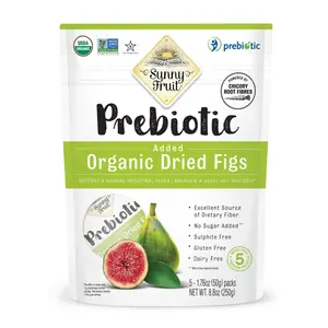 Sung Sấy Khô Hữu Cơ Bổ Sung Prebiotic, Prebiotic Organic Dried Figs, 8.8 oz (250g) - SUNNY FRUIT