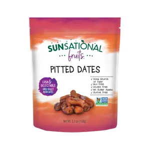 Chà Là Tách Hạt Sấy Khô, Pitted Dates, 5.3 oz (150g) - SUNSATIONAL FRUITS