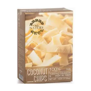 Dừa Sấy Giòn, Coconut Chips, 3.53 oz (100g) - ONLY NATURE