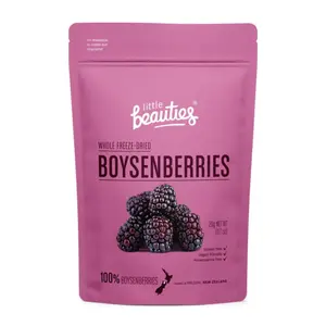Mâm Xôi Nguyên Trái Sấy Lạnh, 100% Freeze Dried Whole Boysenberries, 0.7 oz (20g) - LITTLE BEAUTIES