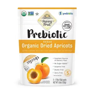Mơ Sấy Khô Hữu Cơ Bổ Sung Prebiotic, Prebiotic Organic Dried Apricots, 8.8 oz (250g) - SUNNY FRUIT