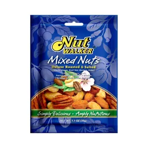 Hỗn Hợp Hạt Cao Cấp Rang Muối, Mixed Nuts, Deluxe Roasted & Salted, 1.1 oz (30g) - NUT WALKER
