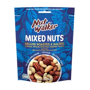 Hỗn Hợp Hạt Cao Cấp Rang Muối, Mixed Nuts, Deluxe Roasted & Salted, 16 oz (454g) - NUT WALKER