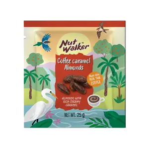 Hạnh Nhân Ngào Cà Phê Caramen, Coffee Caramel Almonds (25g) - NUT WALKER