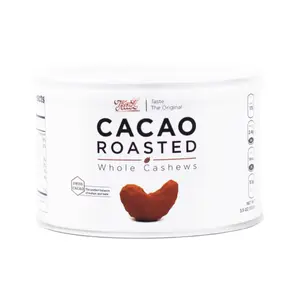 Hạt Điều Cacao, KaZ, Cocoa Roasted Whole Cashews, 3.5 oz (100g) - KAZORI