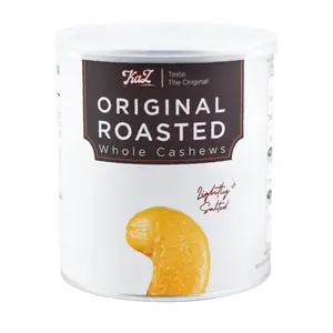 Hạt Điều Rang Muối Nguyên Bản, KaZ, Original Roasted Whole Cashews, Lightly Salted, 12 oz (340g) - KAZORI