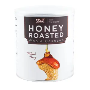 Hạt Điều Mật Ong, KaZ, Honey Roasted Whole Cashews, 12 oz (340g) - KAZORI