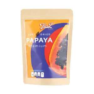 Đu Đủ Sấy Dẻo, KaZ, Premium Soft Dried Papaya (100g) - KAZORI