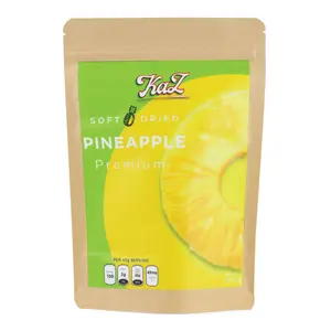Khóm Sấy Dẻo, KaZ, Premium Soft Dried Pineapple (200g) - KAZORI