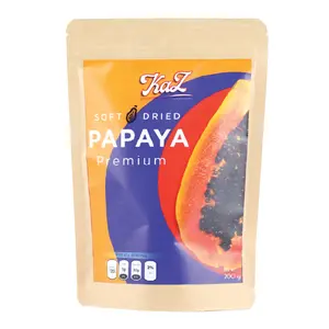 Đu Đủ Sấy Dẻo, KaZ, Premium Soft Dried Papaya (200g) - KAZORI